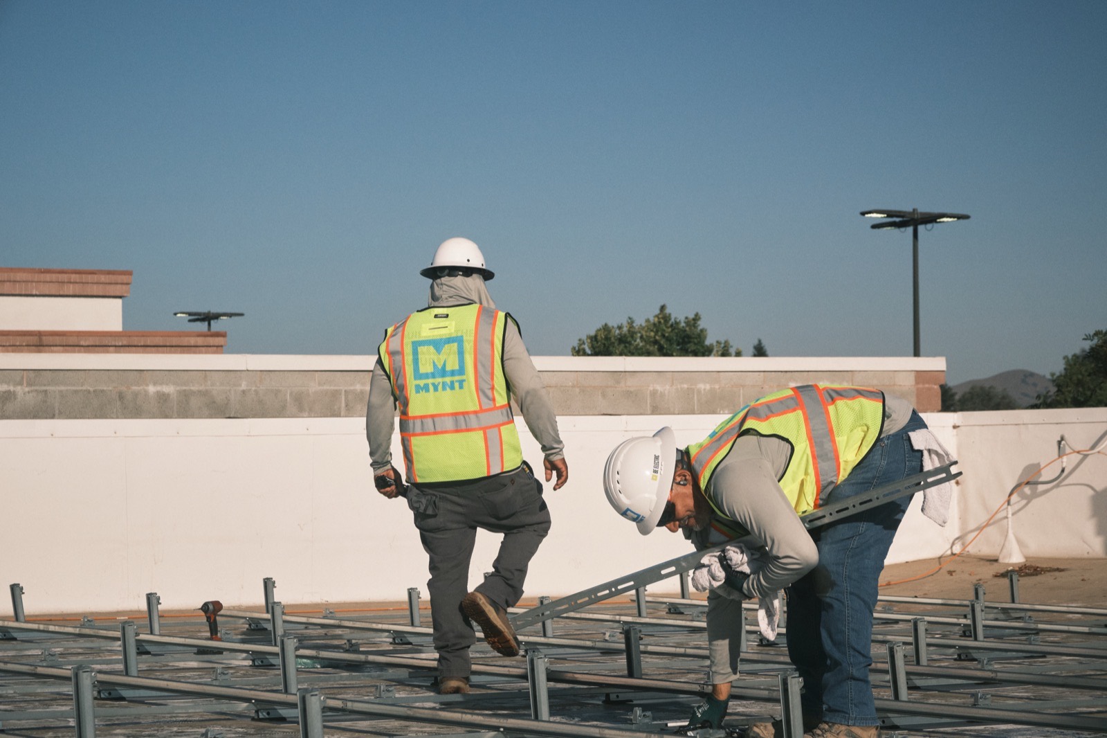 AMPS-EV charging site under construction in California